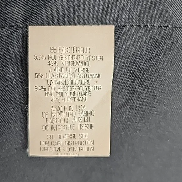 Theory Classic Black blazer with 1 button size 2